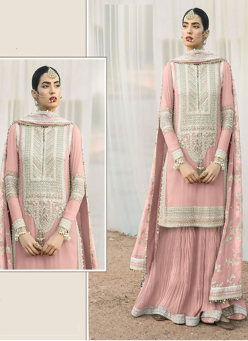 S 811 Shree Fab Georgette Pakistani Suits Catalog